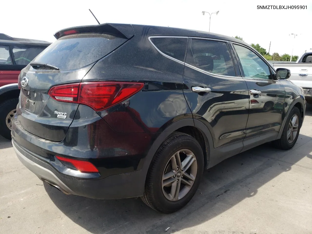 5NMZTDLBXJH095901 2018 Hyundai Santa Fe Sport