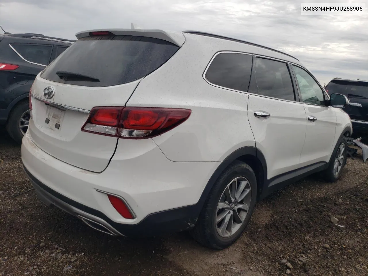 2018 Hyundai Santa Fe Se VIN: KM8SN4HF9JU258906 Lot: 60950724