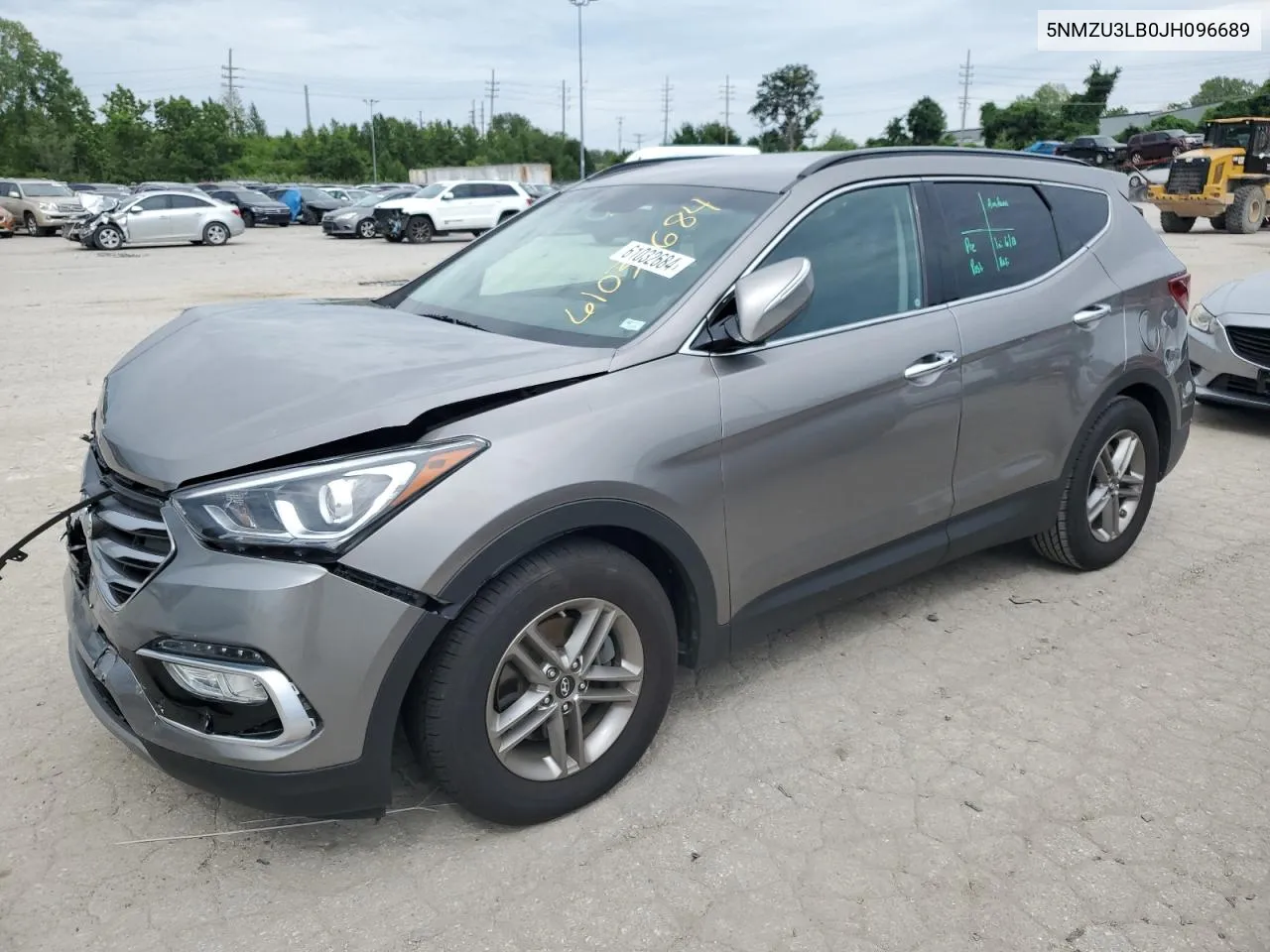 2018 Hyundai Santa Fe Sport VIN: 5NMZU3LB0JH096689 Lot: 61032684