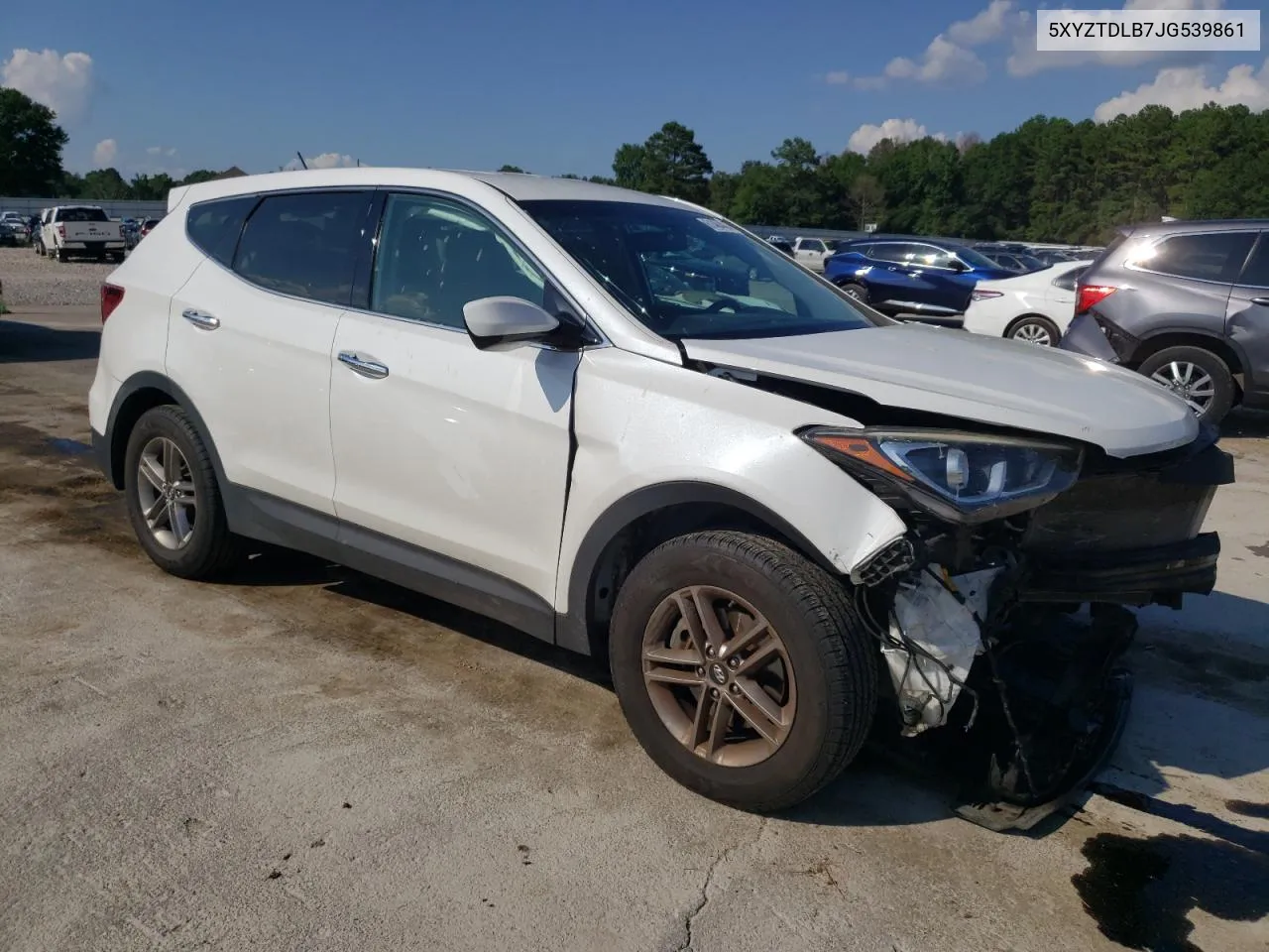 2018 Hyundai Santa Fe Sport VIN: 5XYZTDLB7JG539861 Lot: 61484404