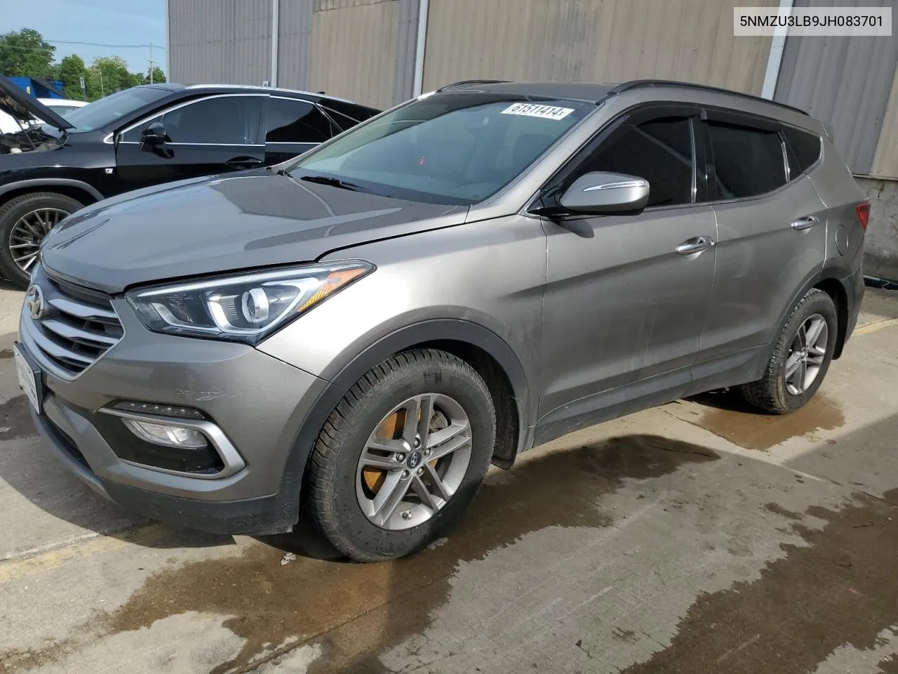 2018 Hyundai Santa Fe Sport VIN: 5NMZU3LB9JH083701 Lot: 61511414