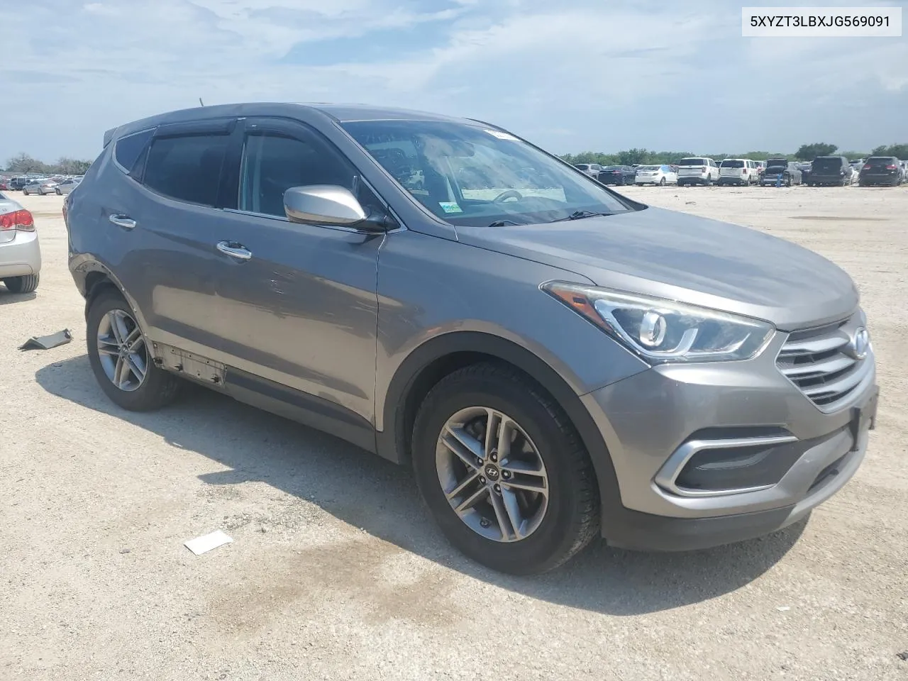 2018 Hyundai Santa Fe Sport VIN: 5XYZT3LBXJG569091 Lot: 63270074