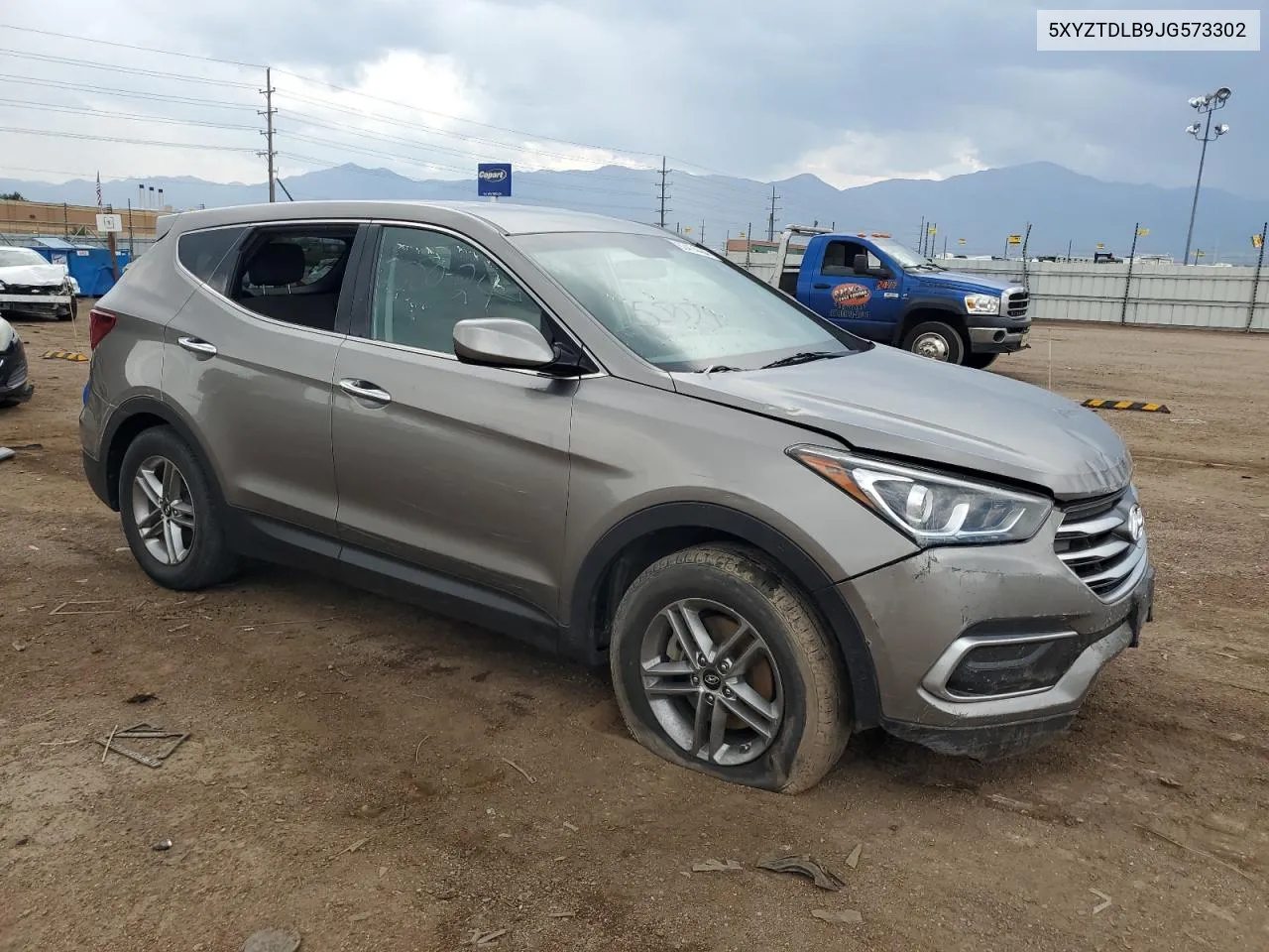 5XYZTDLB9JG573302 2018 Hyundai Santa Fe Sport