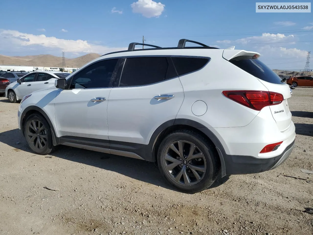 5XYZWDLA0JG543538 2018 Hyundai Santa Fe Sport