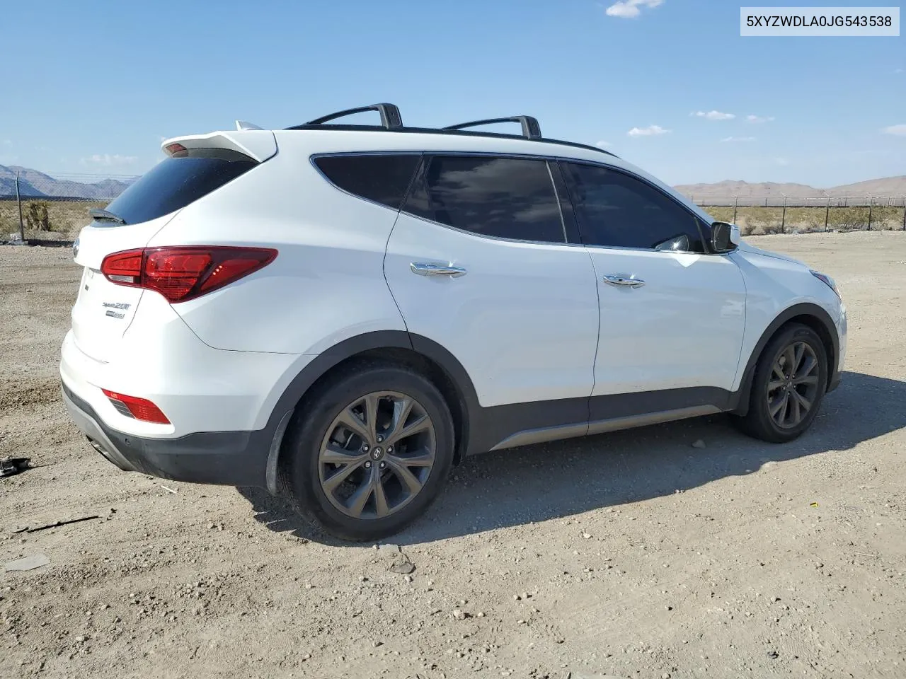 5XYZWDLA0JG543538 2018 Hyundai Santa Fe Sport