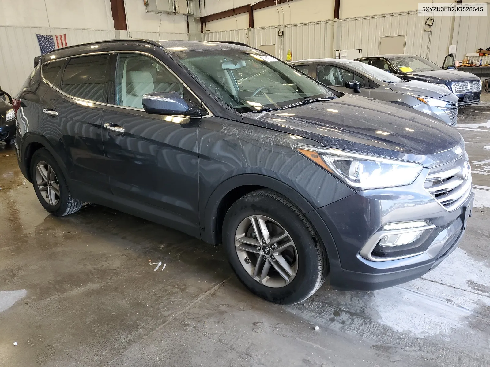 2018 Hyundai Santa Fe Sport VIN: 5XYZU3LB2JG528645 Lot: 64477134