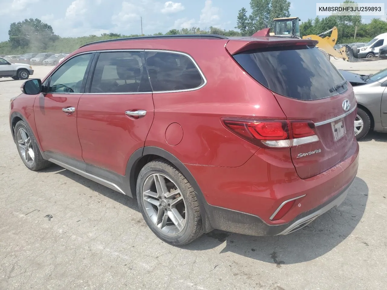 2018 Hyundai Santa Fe Se Ultimate VIN: KM8SRDHF3JU259893 Lot: 64612724