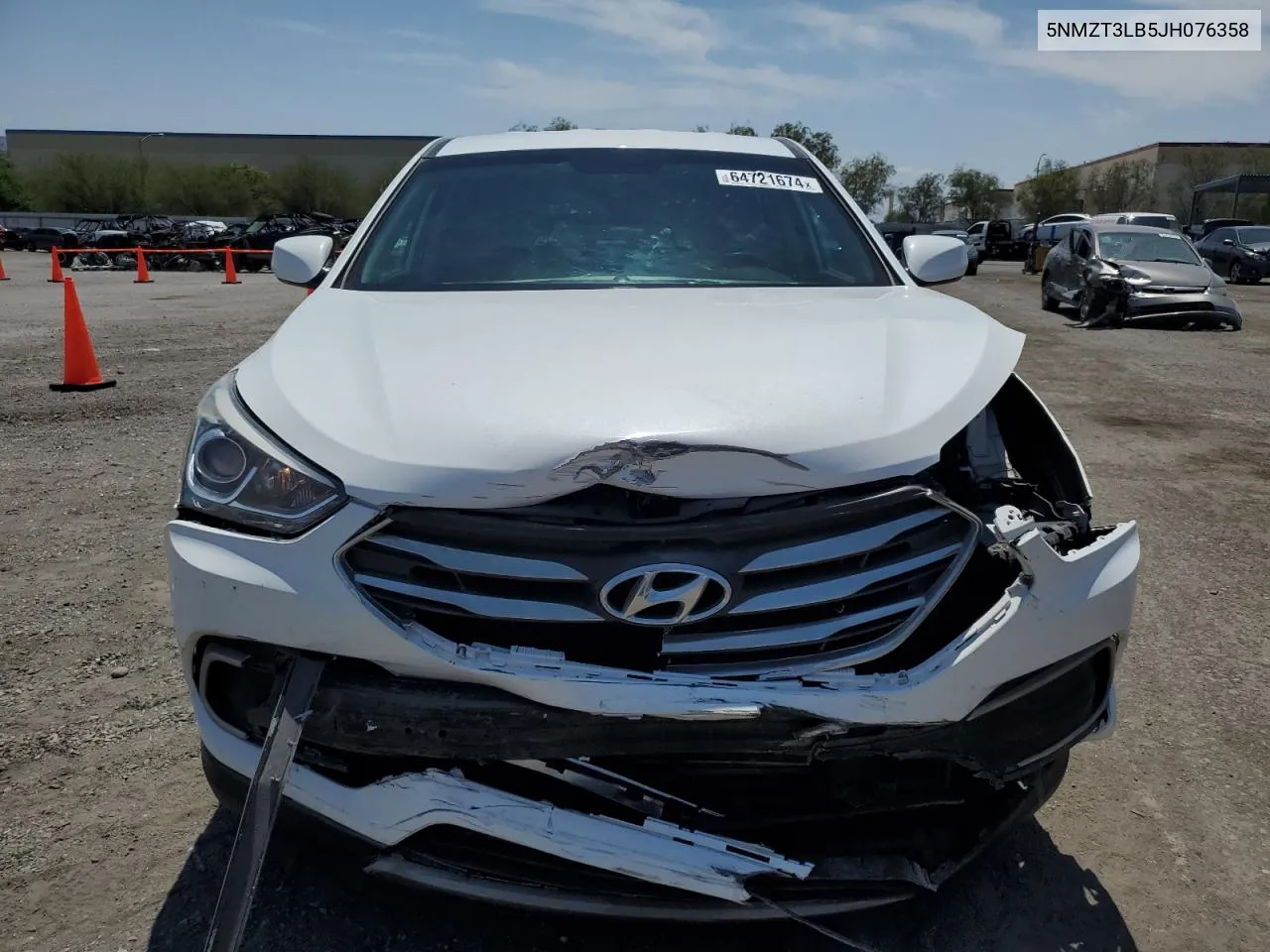 5NMZT3LB5JH076358 2018 Hyundai Santa Fe Sport