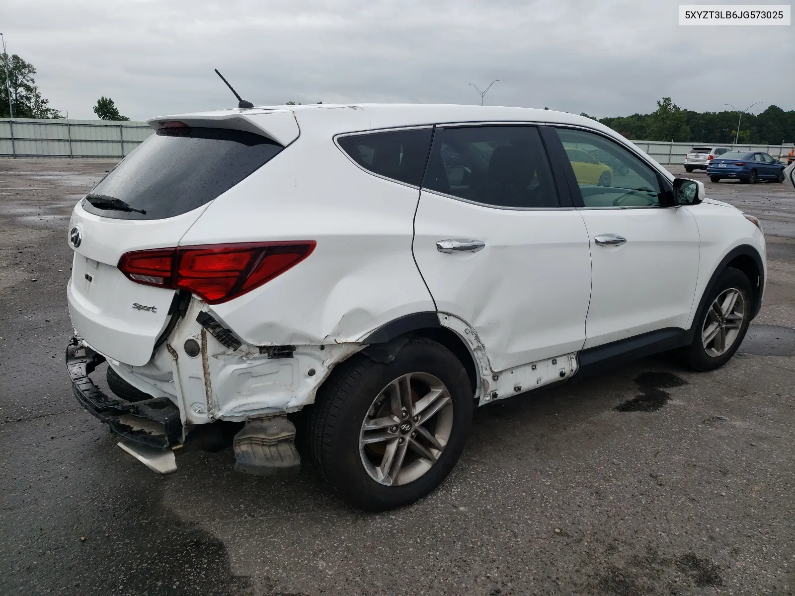 5XYZT3LB6JG573025 2018 Hyundai Santa Fe Sport