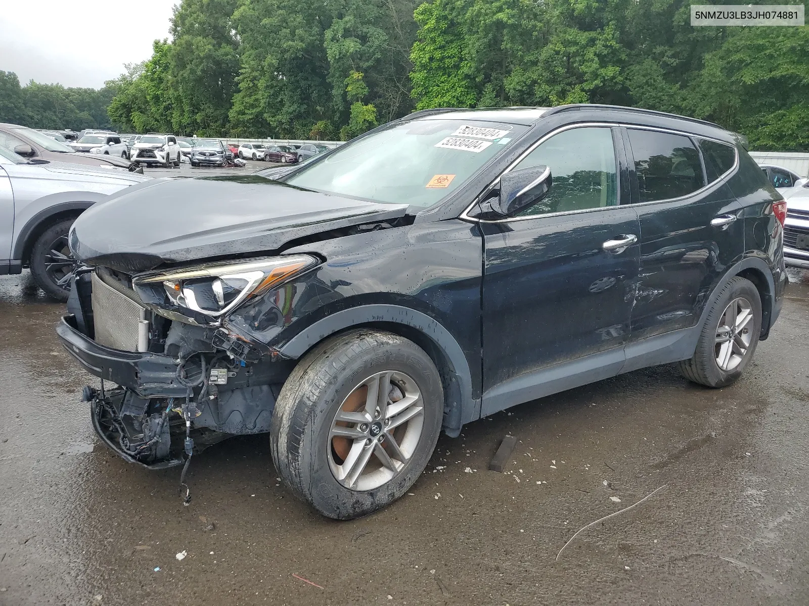 5NMZU3LB3JH074881 2018 Hyundai Santa Fe Sport