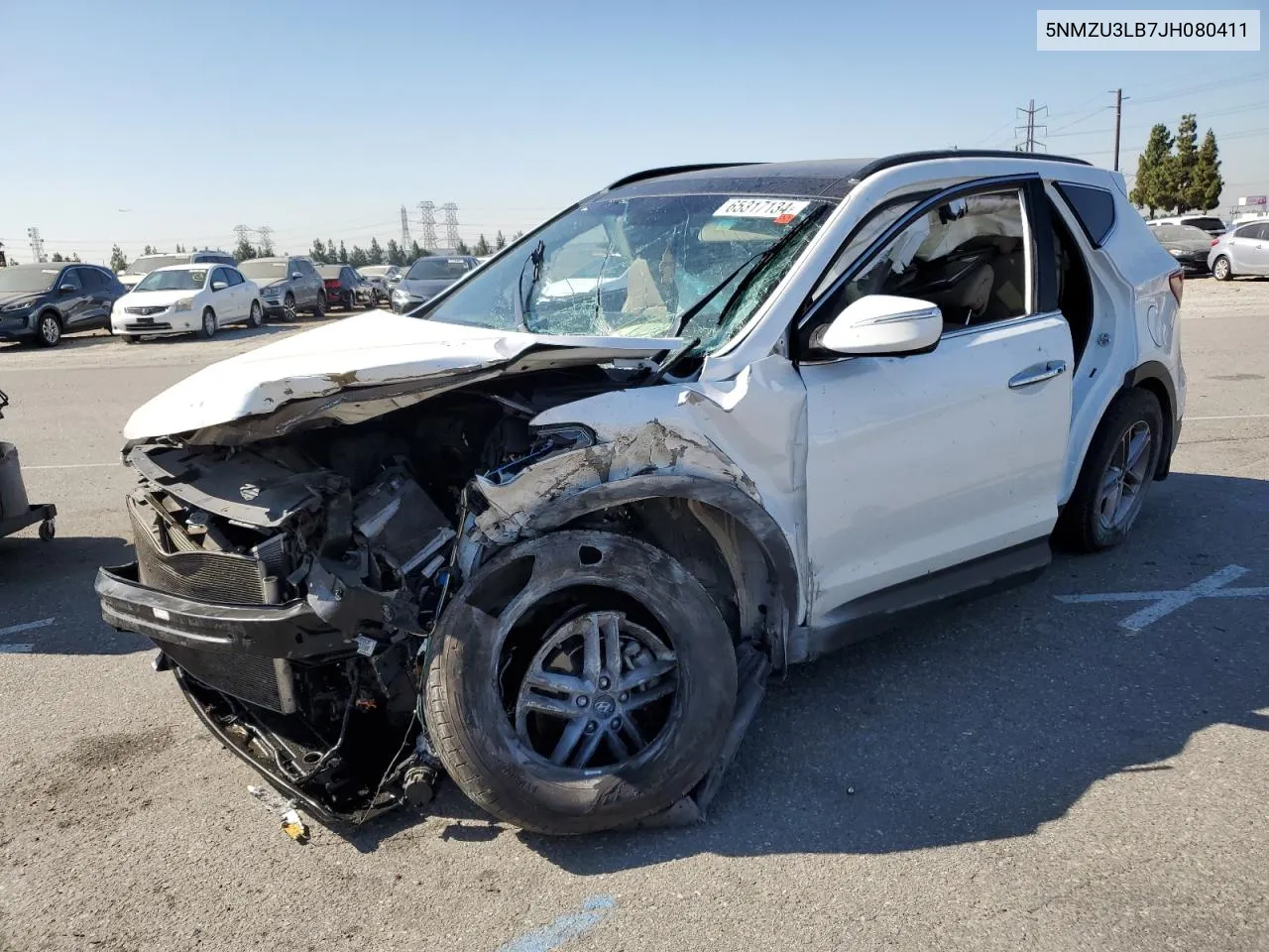 2018 Hyundai Santa Fe Sport VIN: 5NMZU3LB7JH080411 Lot: 65317134