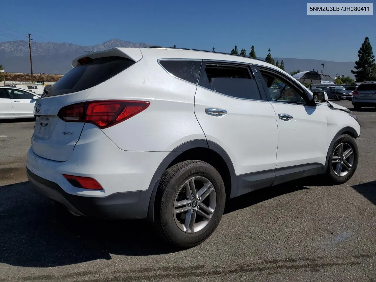 5NMZU3LB7JH080411 2018 Hyundai Santa Fe Sport