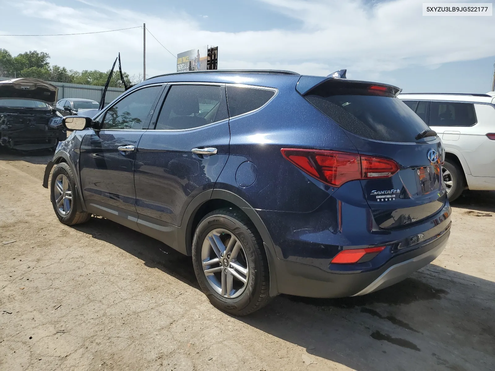 5XYZU3LB9JG522177 2018 Hyundai Santa Fe Sport