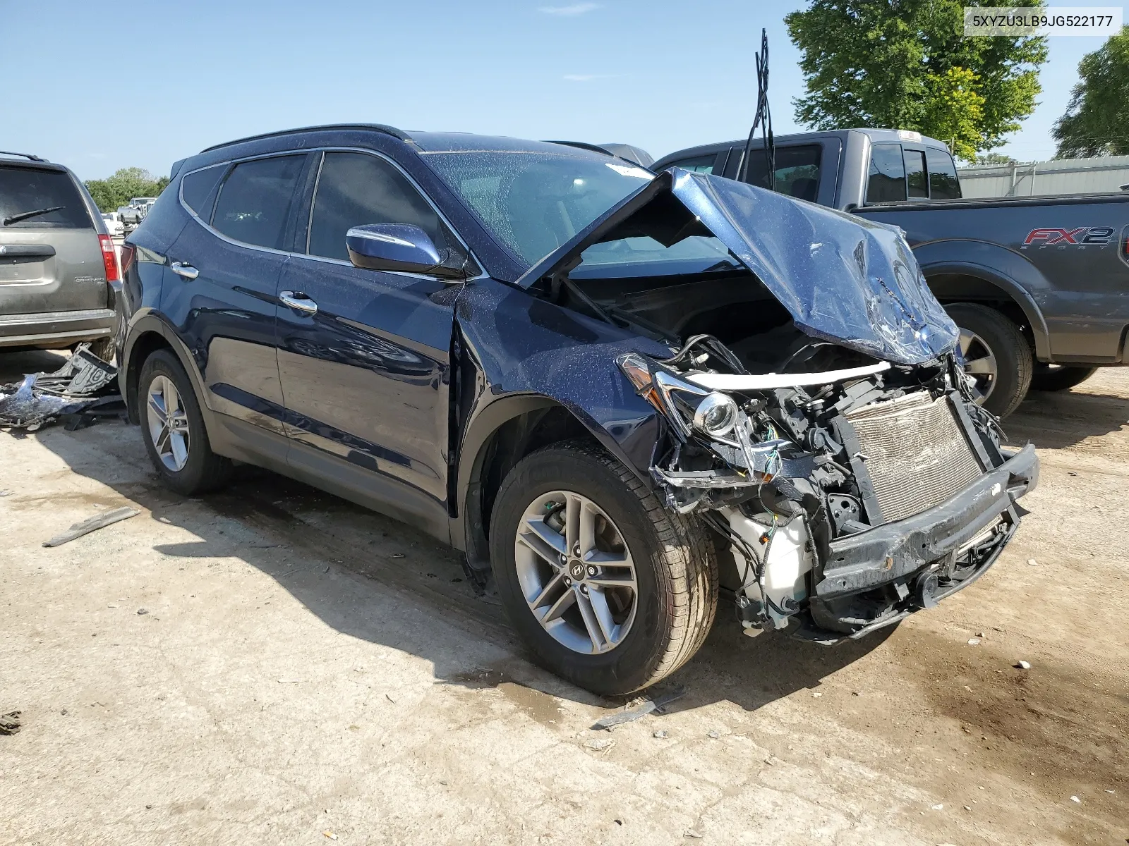 2018 Hyundai Santa Fe Sport VIN: 5XYZU3LB9JG522177 Lot: 65462324