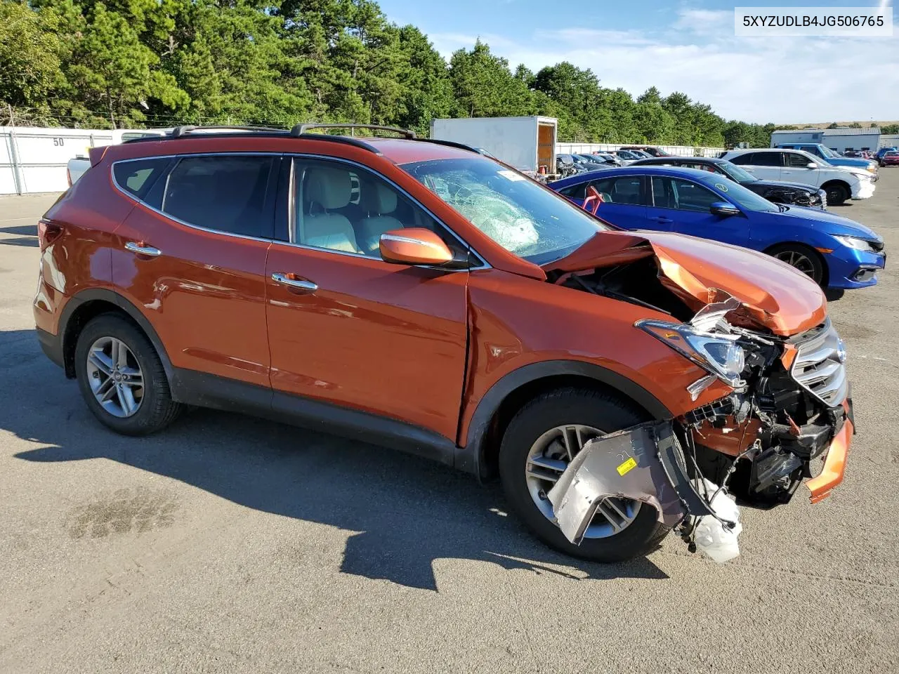 2018 Hyundai Santa Fe Sport VIN: 5XYZUDLB4JG506765 Lot: 65884483