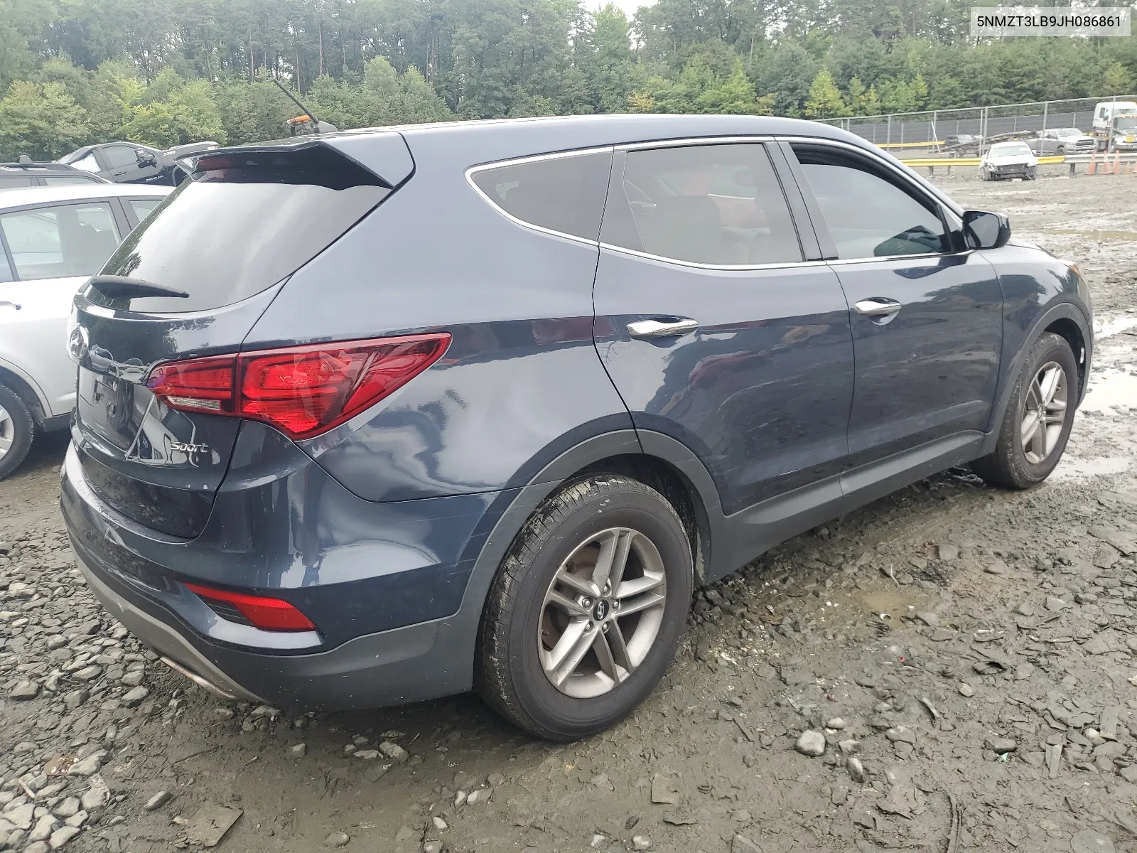 5NMZT3LB9JH086861 2018 Hyundai Santa Fe Sport