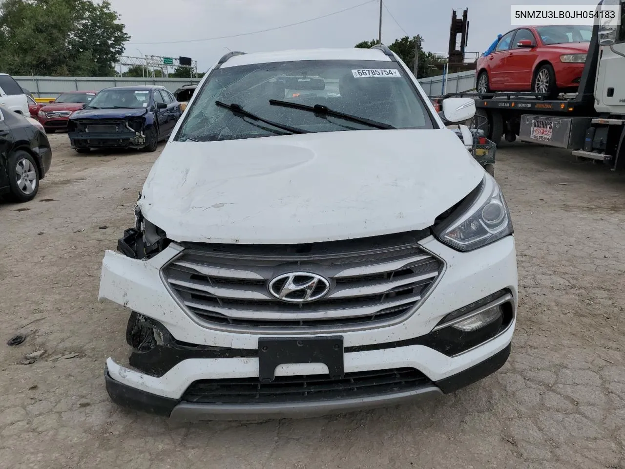 5NMZU3LB0JH054183 2018 Hyundai Santa Fe Sport