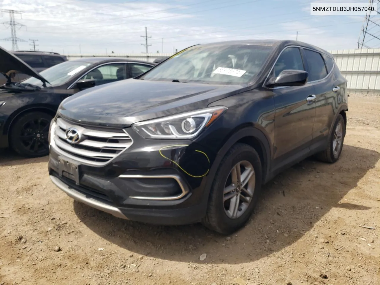 2018 Hyundai Santa Fe Sport VIN: 5NMZTDLB3JH057040 Lot: 66978674