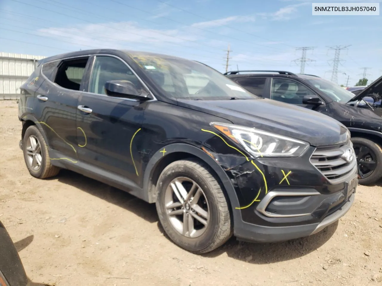 2018 Hyundai Santa Fe Sport VIN: 5NMZTDLB3JH057040 Lot: 66978674