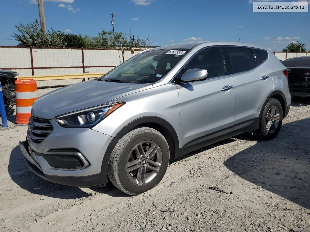 2018 Hyundai Santa Fe Sport VIN: 5XYZT3LB4JG534210 Lot: 67502934