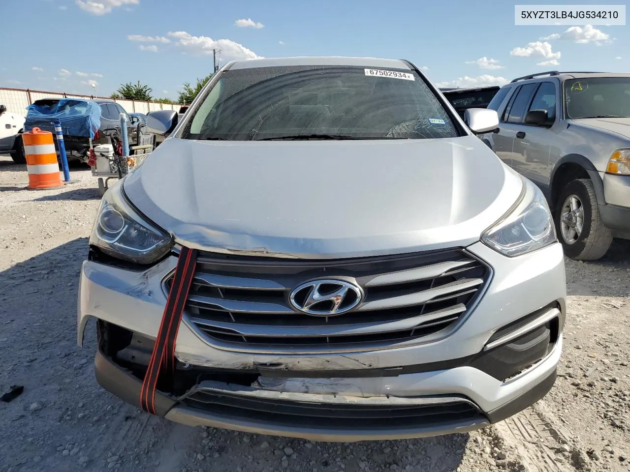 2018 Hyundai Santa Fe Sport VIN: 5XYZT3LB4JG534210 Lot: 67502934