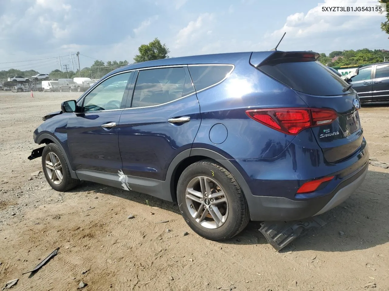 2018 Hyundai Santa Fe Sport VIN: 5XYZT3LB1JG543155 Lot: 68182944