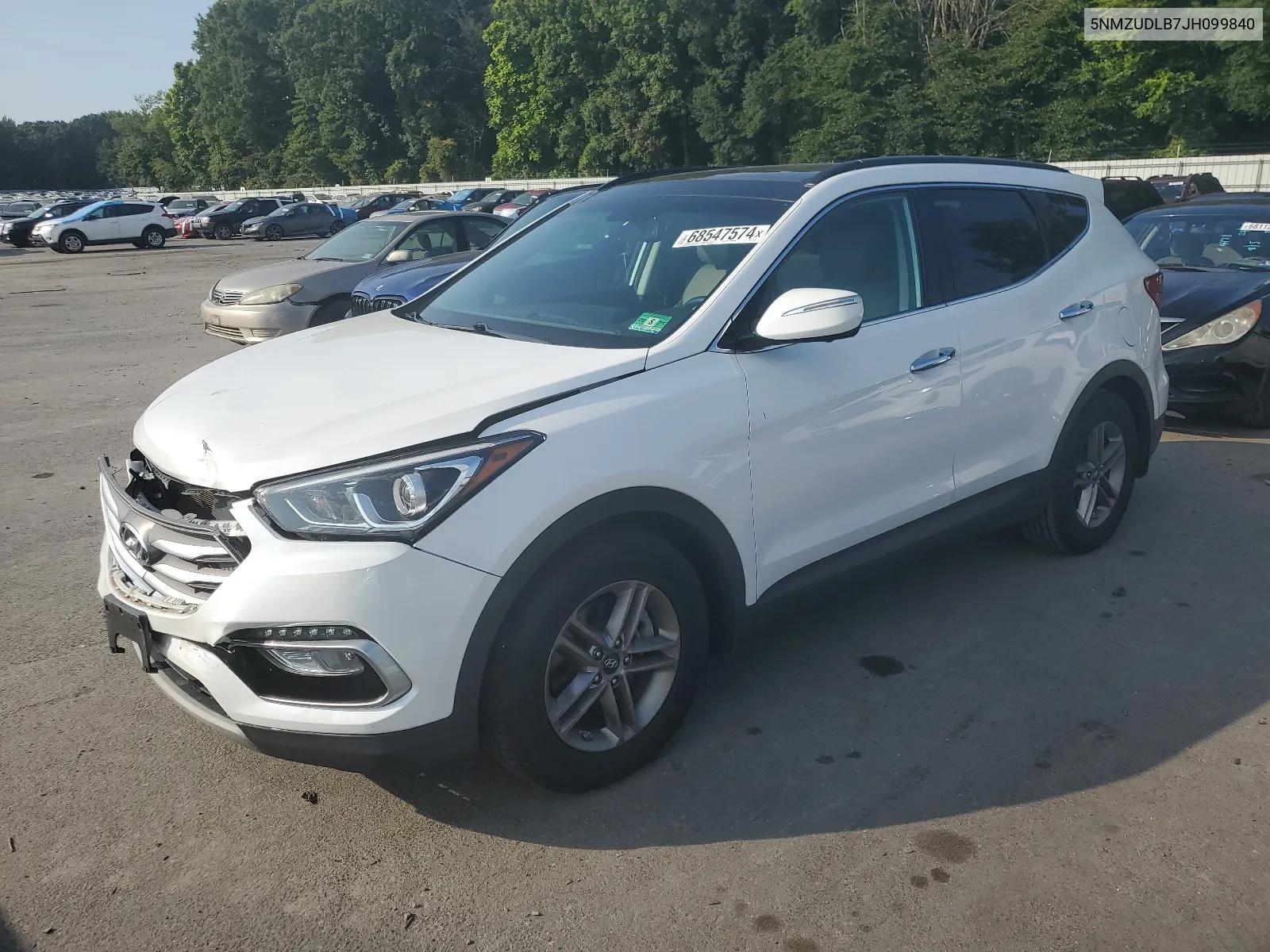 5NMZUDLB7JH099840 2018 Hyundai Santa Fe Sport