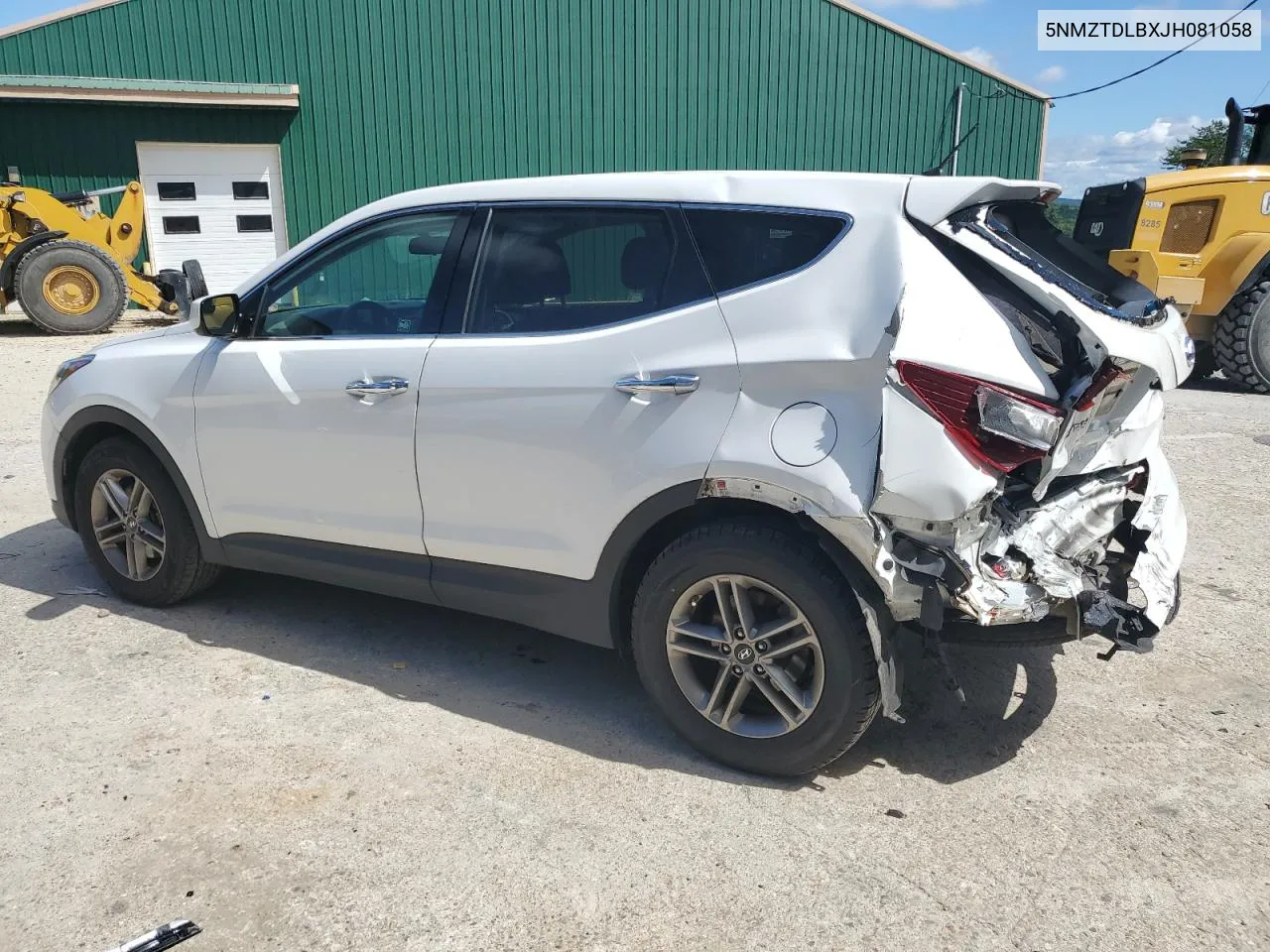 5NMZTDLBXJH081058 2018 Hyundai Santa Fe Sport