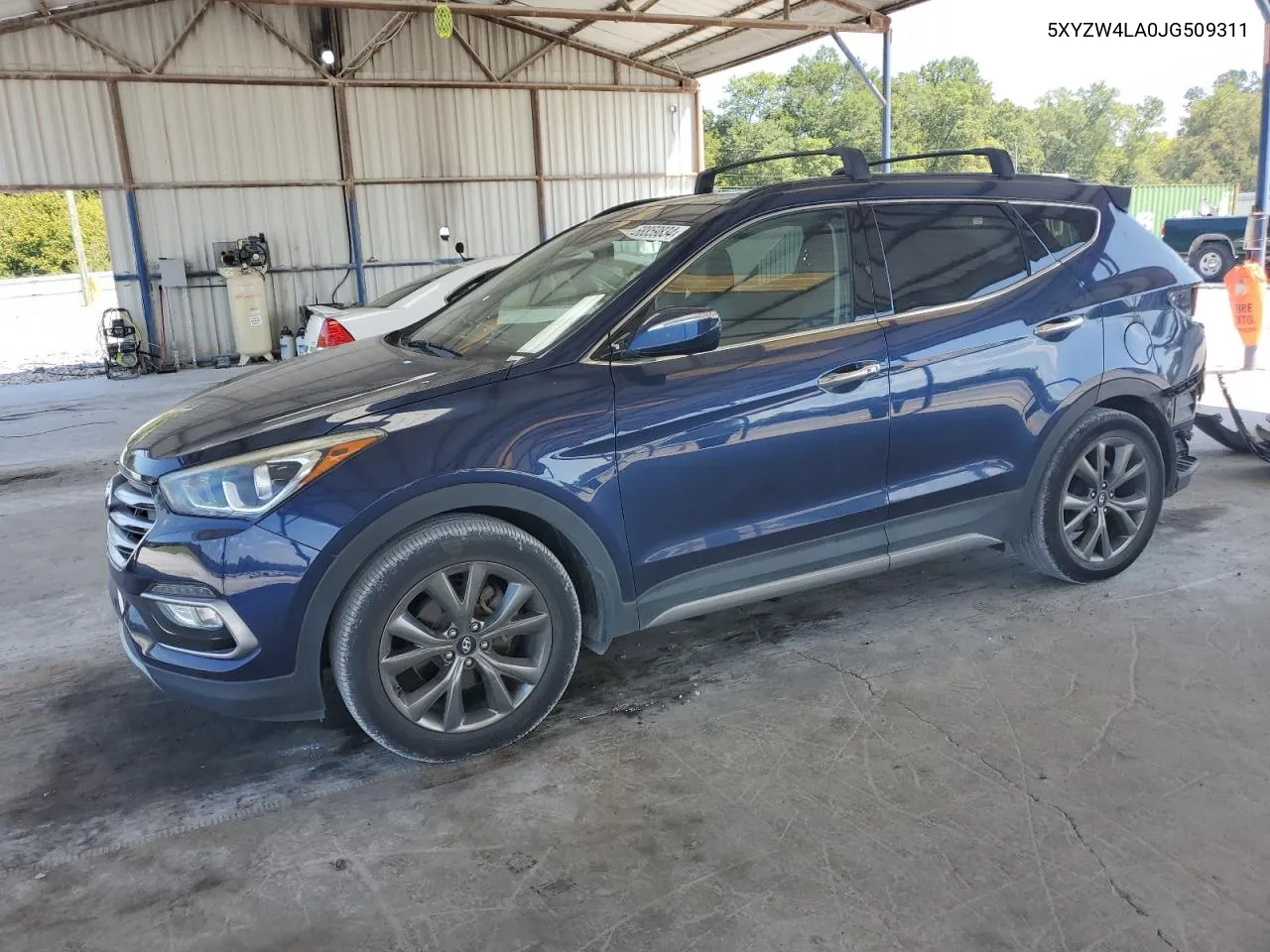 2018 Hyundai Santa Fe Sport VIN: 5XYZW4LA0JG509311 Lot: 68859834