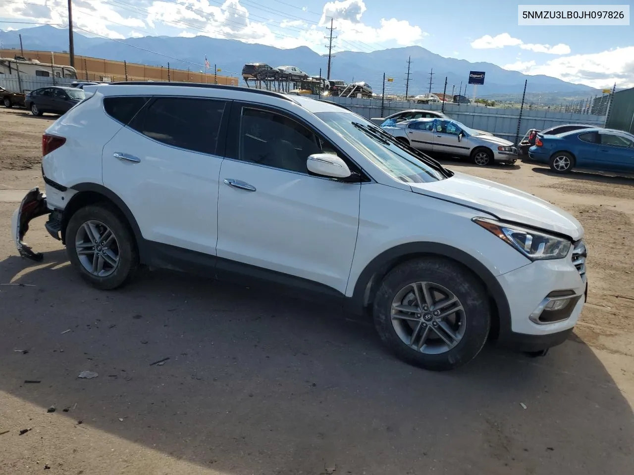 2018 Hyundai Santa Fe Sport VIN: 5NMZU3LB0JH097826 Lot: 68941494