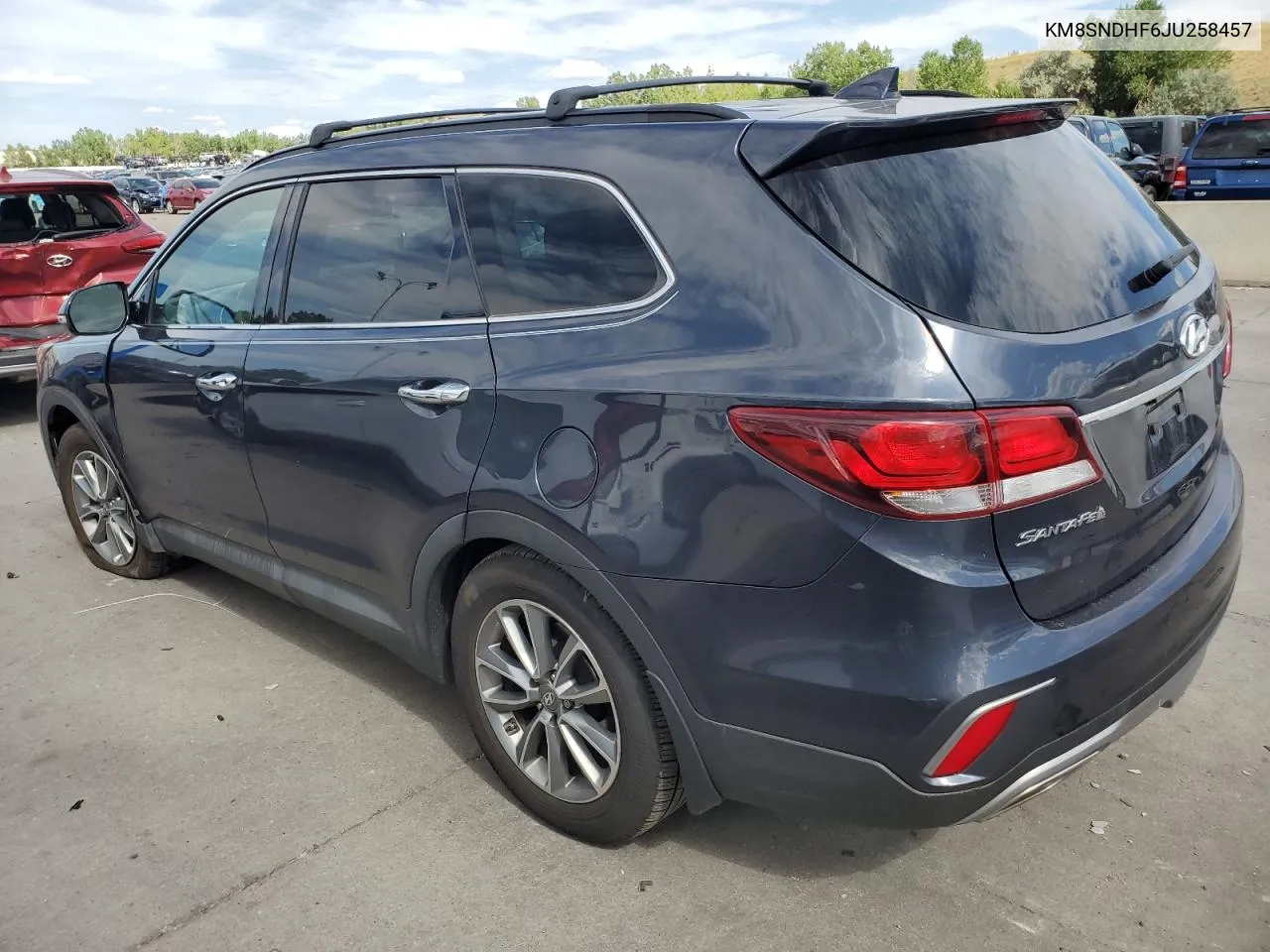 2018 Hyundai Santa Fe Se VIN: KM8SNDHF6JU258457 Lot: 69493324