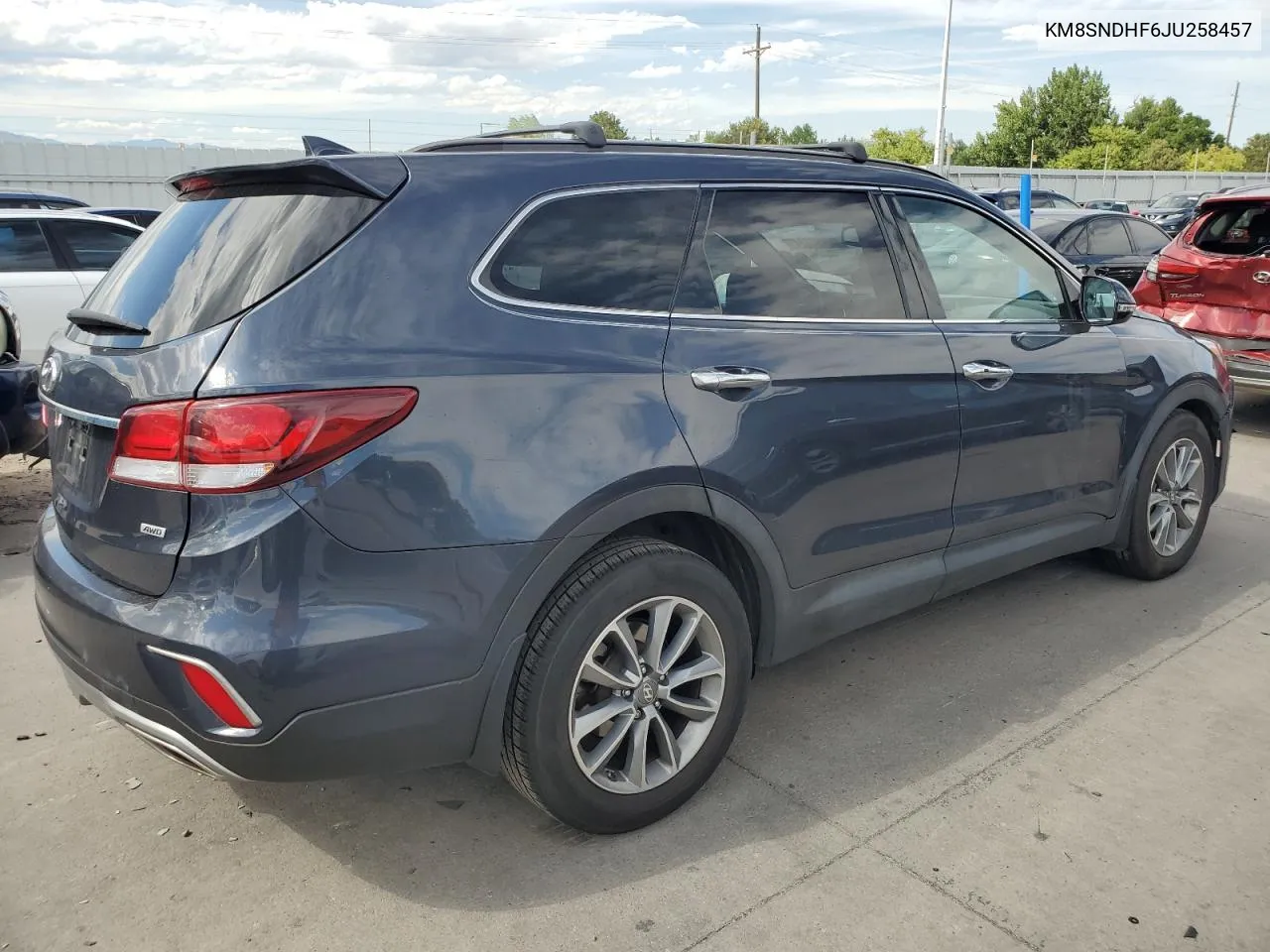 KM8SNDHF6JU258457 2018 Hyundai Santa Fe Se