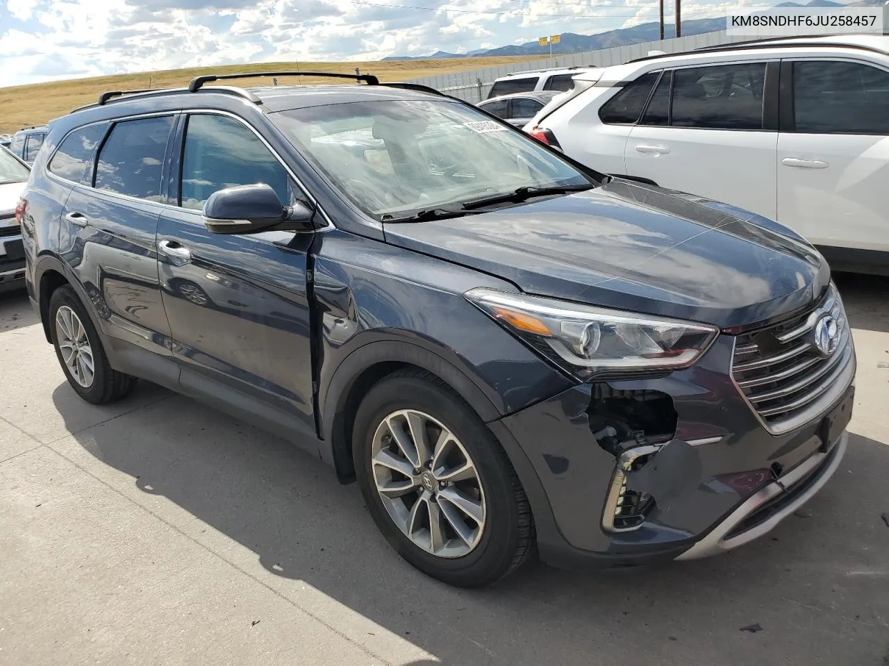 2018 Hyundai Santa Fe Se VIN: KM8SNDHF6JU258457 Lot: 69493324