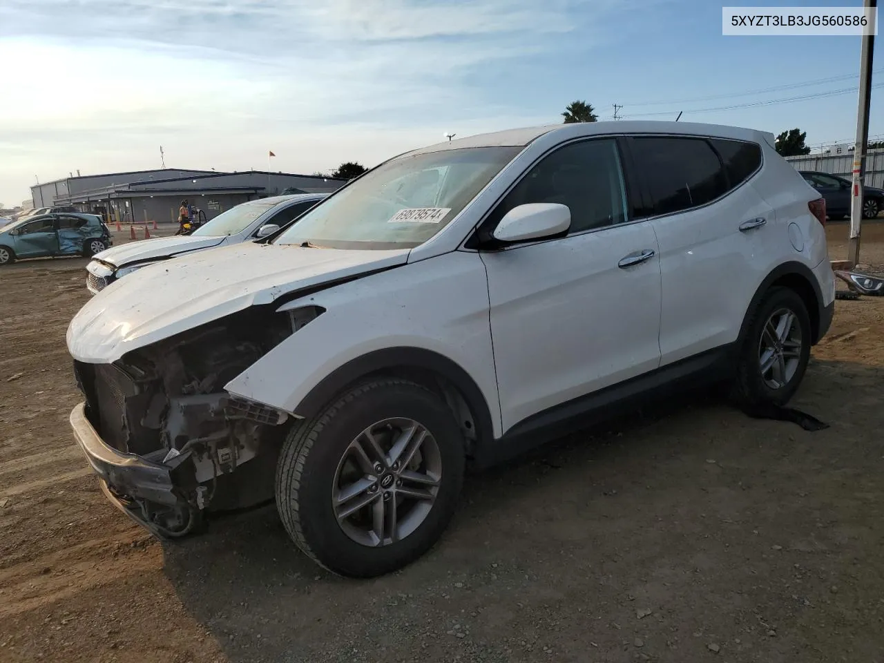 5XYZT3LB3JG560586 2018 Hyundai Santa Fe Sport