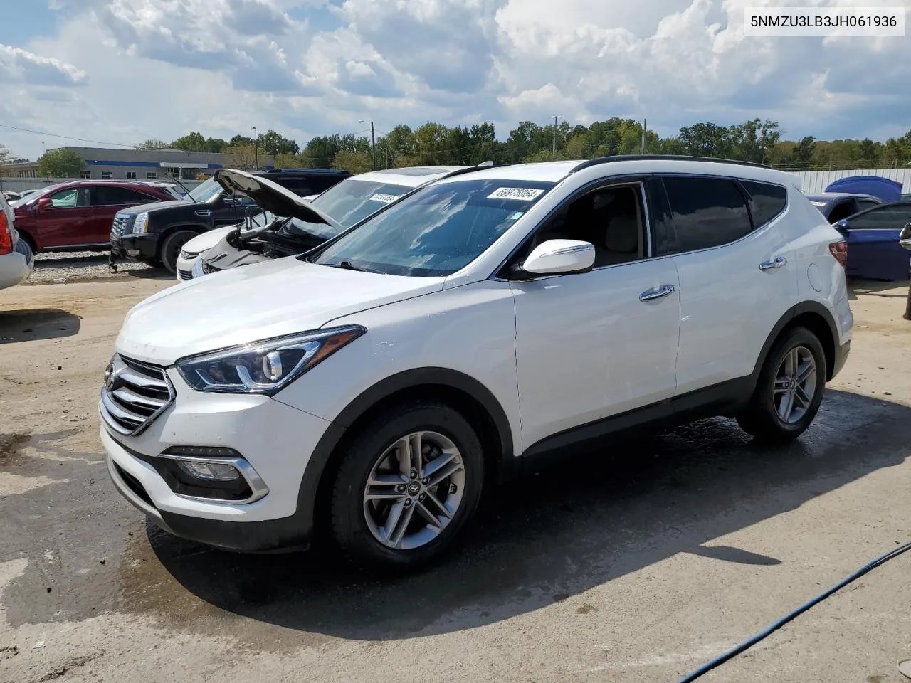 5NMZU3LB3JH061936 2018 Hyundai Santa Fe Sport