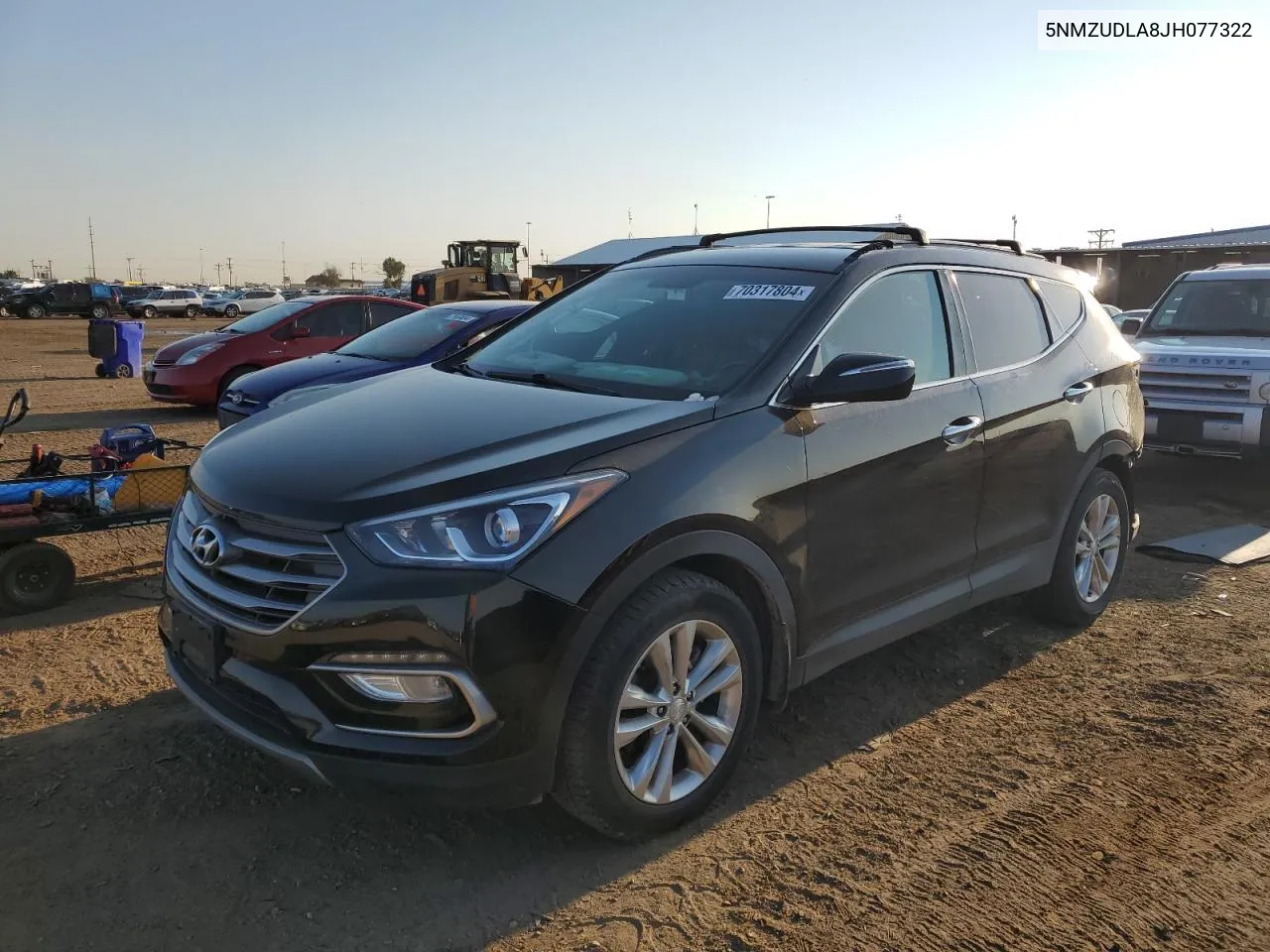 2018 Hyundai Santa Fe Sport VIN: 5NMZUDLA8JH077322 Lot: 70317804