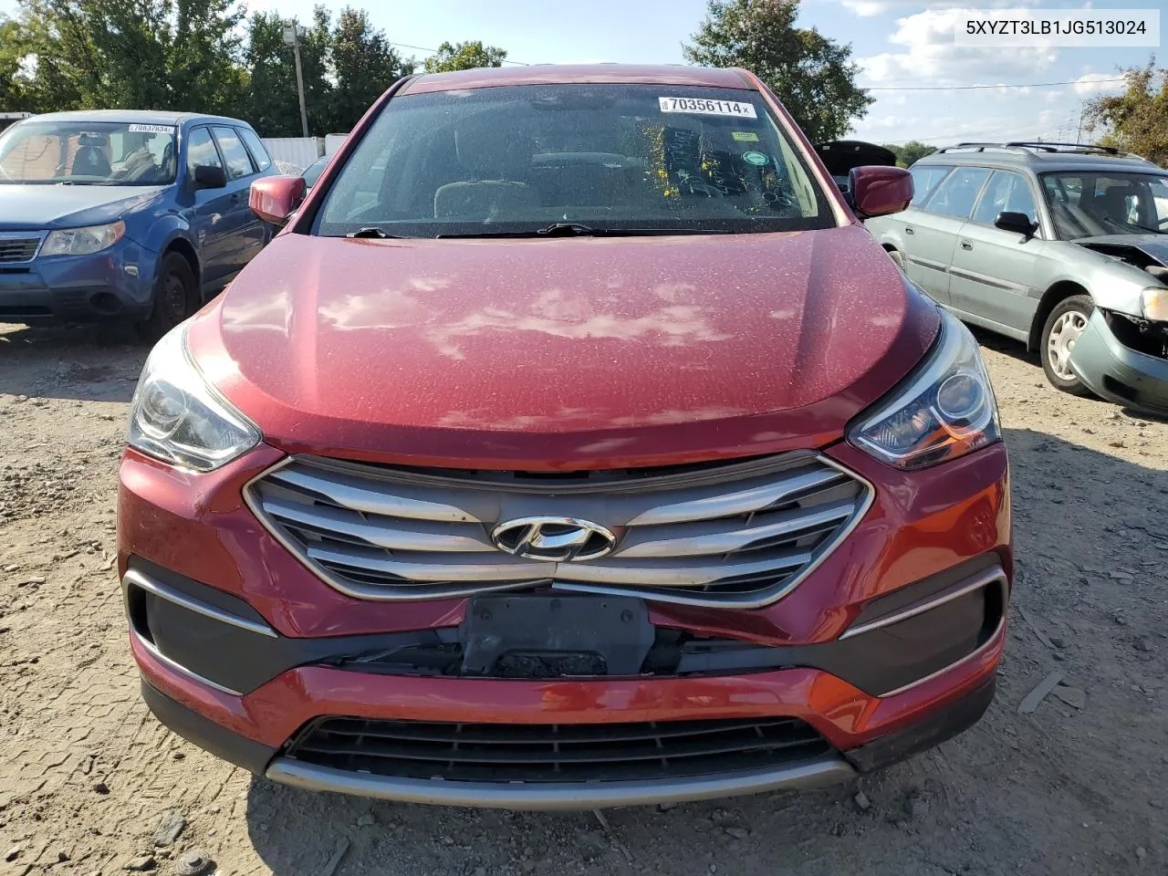 2018 Hyundai Santa Fe Sport VIN: 5XYZT3LB1JG513024 Lot: 70356114