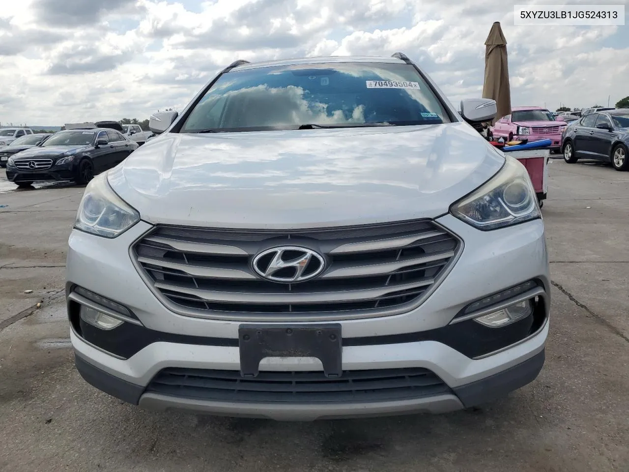 2018 Hyundai Santa Fe Sport VIN: 5XYZU3LB1JG524313 Lot: 70493504