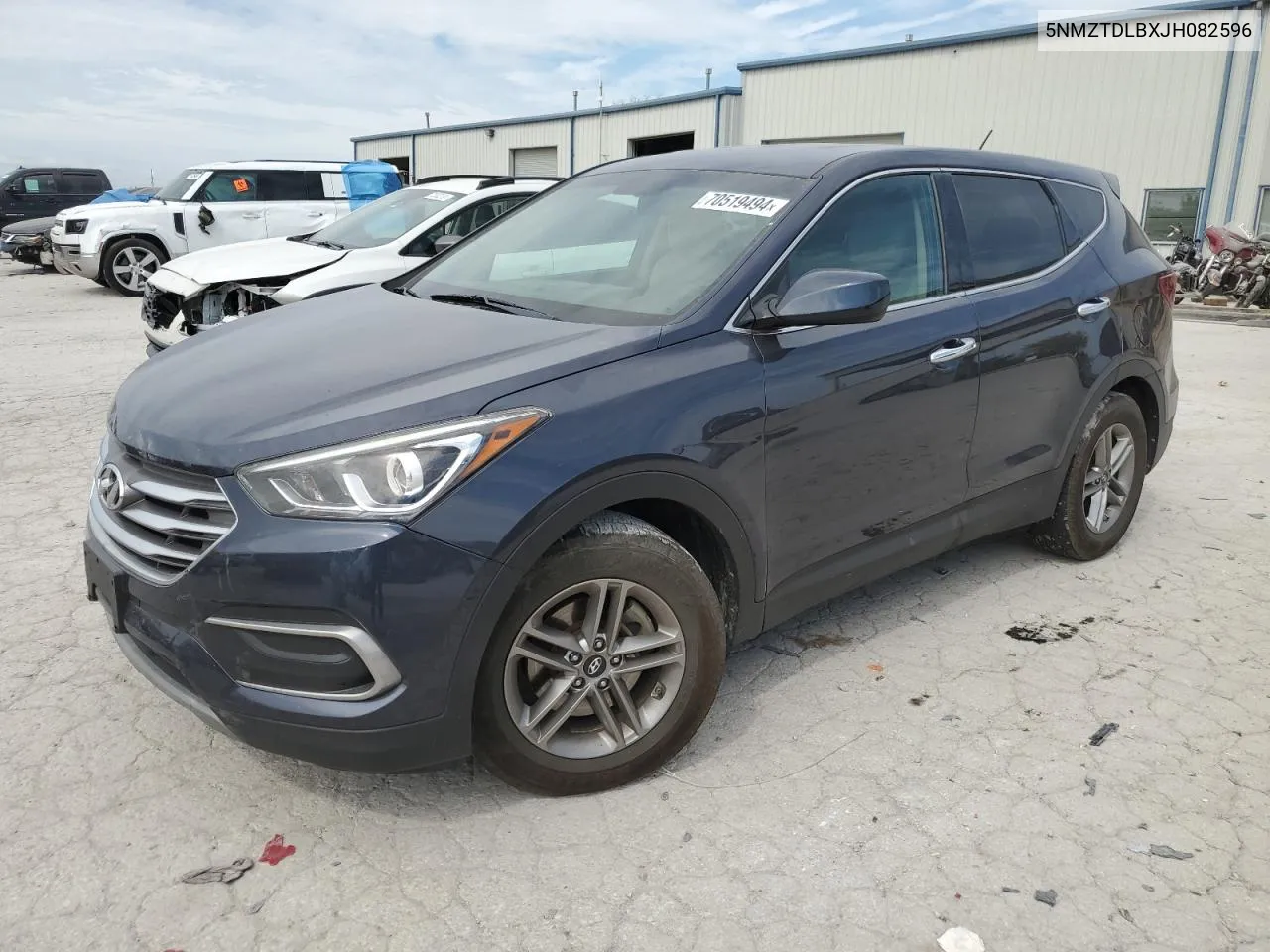 2018 Hyundai Santa Fe Sport VIN: 5NMZTDLBXJH082596 Lot: 70519494