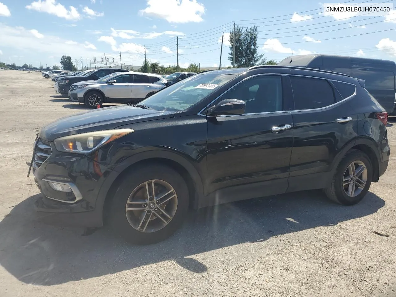 2018 Hyundai Santa Fe Sport VIN: 5NMZU3LB0JH070450 Lot: 70567144