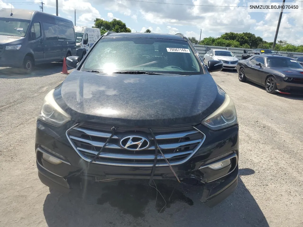 2018 Hyundai Santa Fe Sport VIN: 5NMZU3LB0JH070450 Lot: 70567144