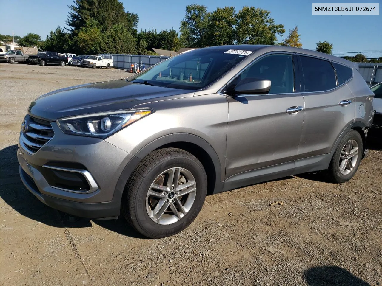 2018 Hyundai Santa Fe Sport VIN: 5NMZT3LB6JH072674 Lot: 70747964