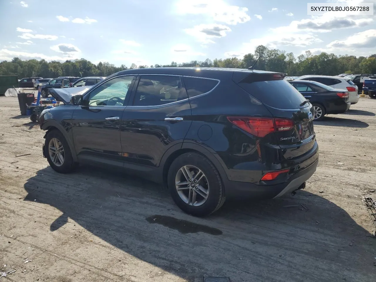 5XYZTDLB0JG567288 2018 Hyundai Santa Fe Sport