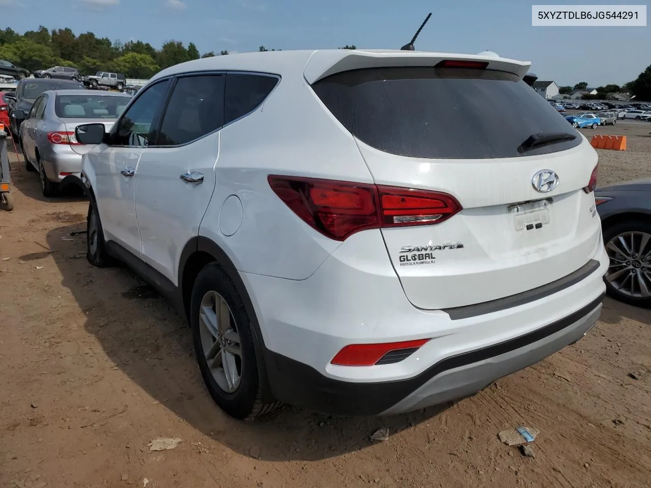 2018 Hyundai Santa Fe Sport VIN: 5XYZTDLB6JG544291 Lot: 70891554