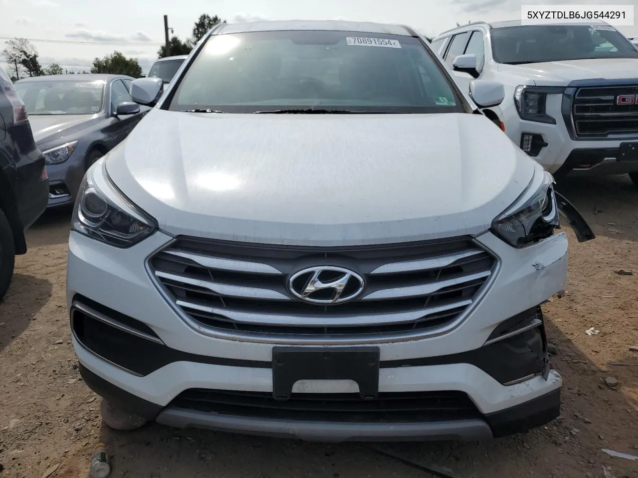 2018 Hyundai Santa Fe Sport VIN: 5XYZTDLB6JG544291 Lot: 70891554