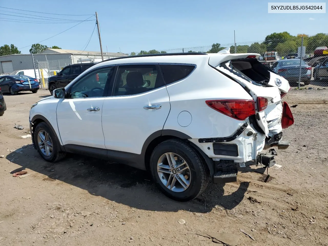 2018 Hyundai Santa Fe Sport VIN: 5XYZUDLB5JG542044 Lot: 70928584