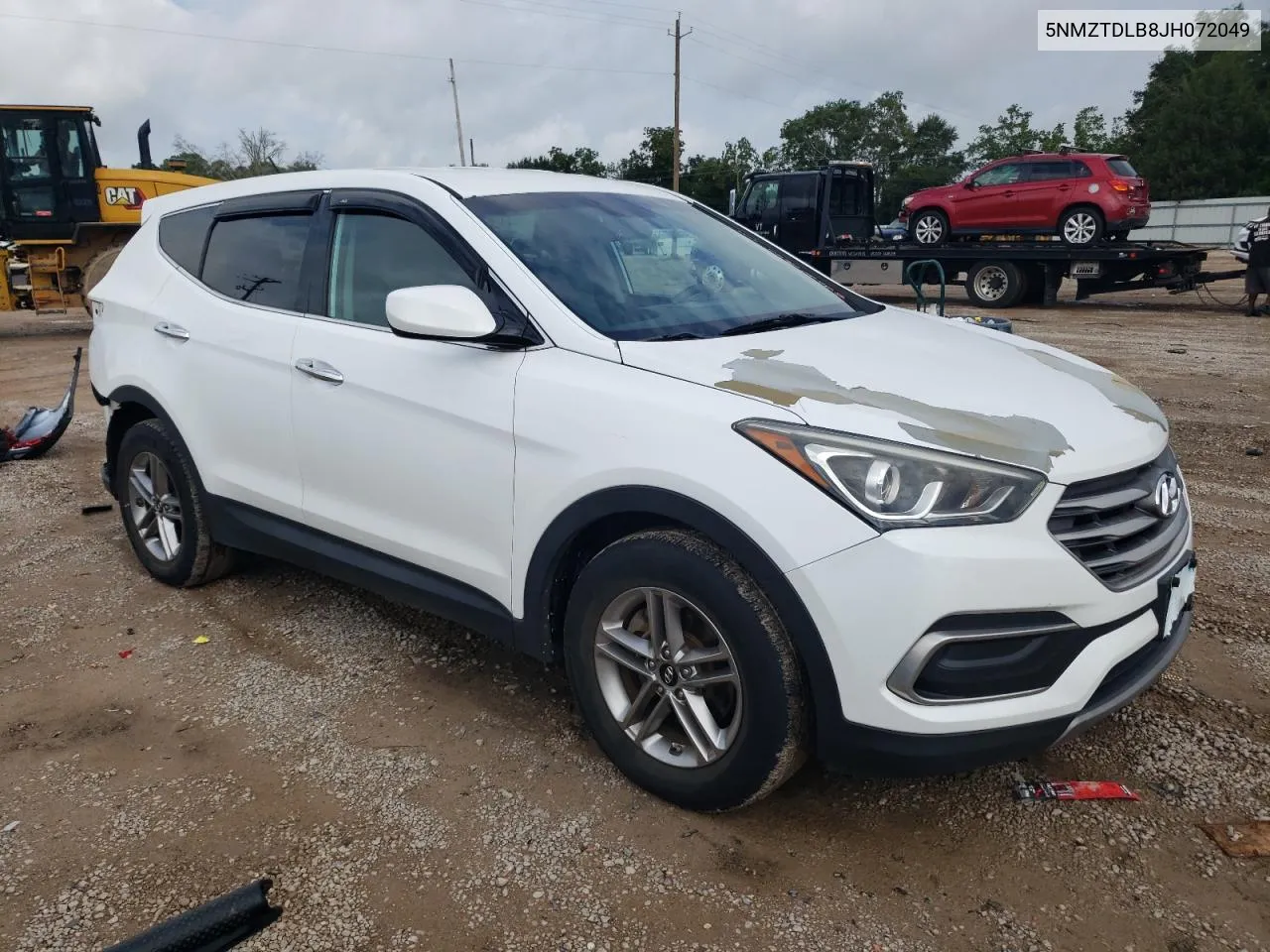 2018 Hyundai Santa Fe Sport VIN: 5NMZTDLB8JH072049 Lot: 70993264