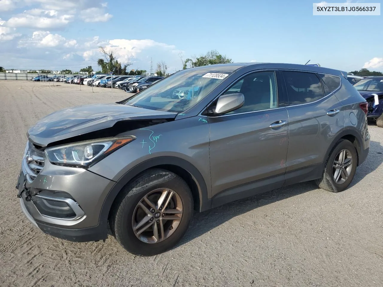 2018 Hyundai Santa Fe Sport VIN: 5XYZT3LB1JG566337 Lot: 71128534