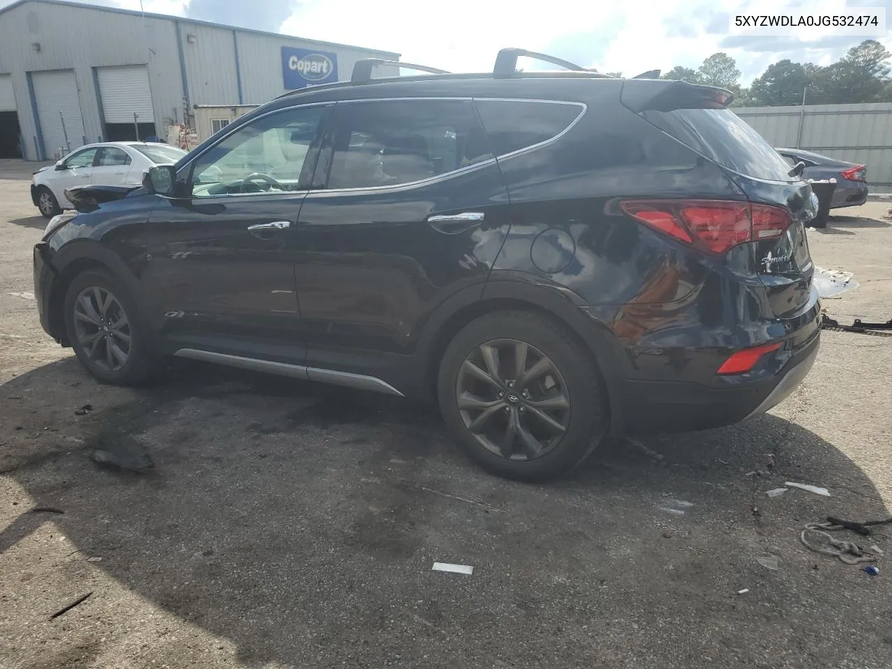 2018 Hyundai Santa Fe Sport VIN: 5XYZWDLA0JG532474 Lot: 71278104