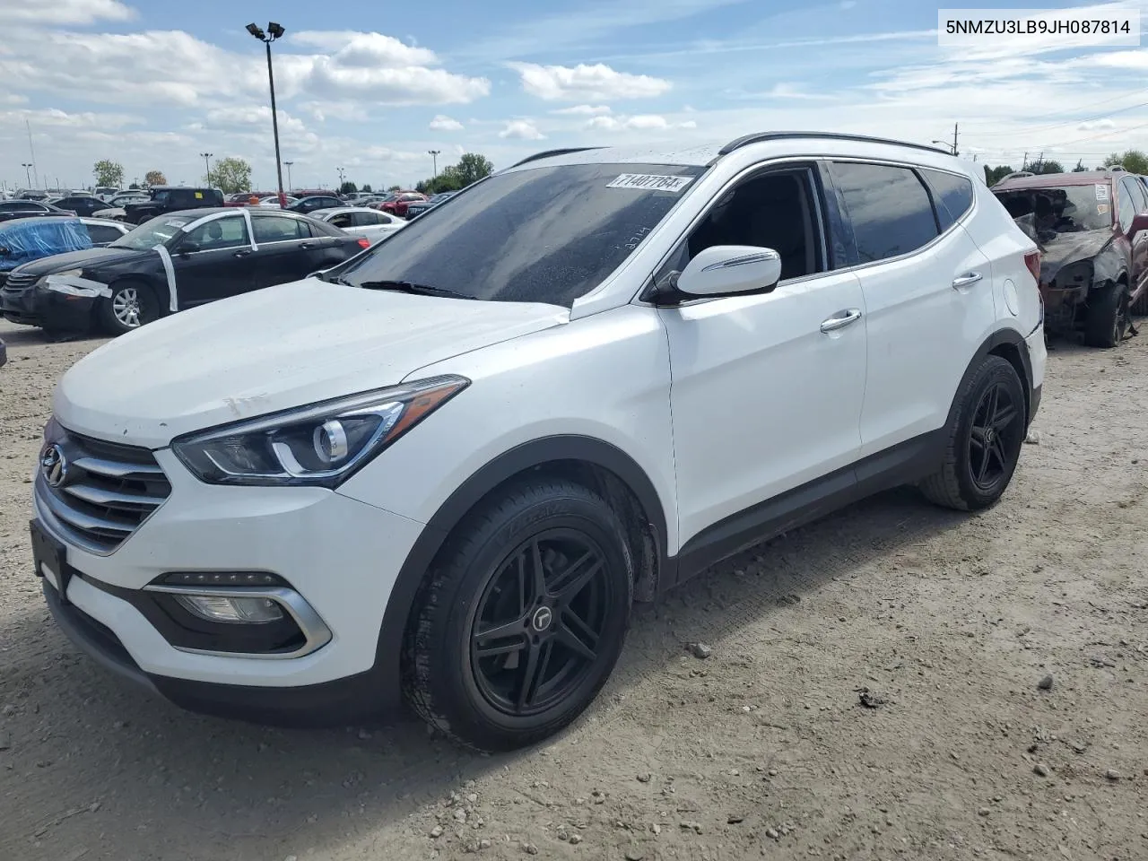 2018 Hyundai Santa Fe Sport VIN: 5NMZU3LB9JH087814 Lot: 71407764